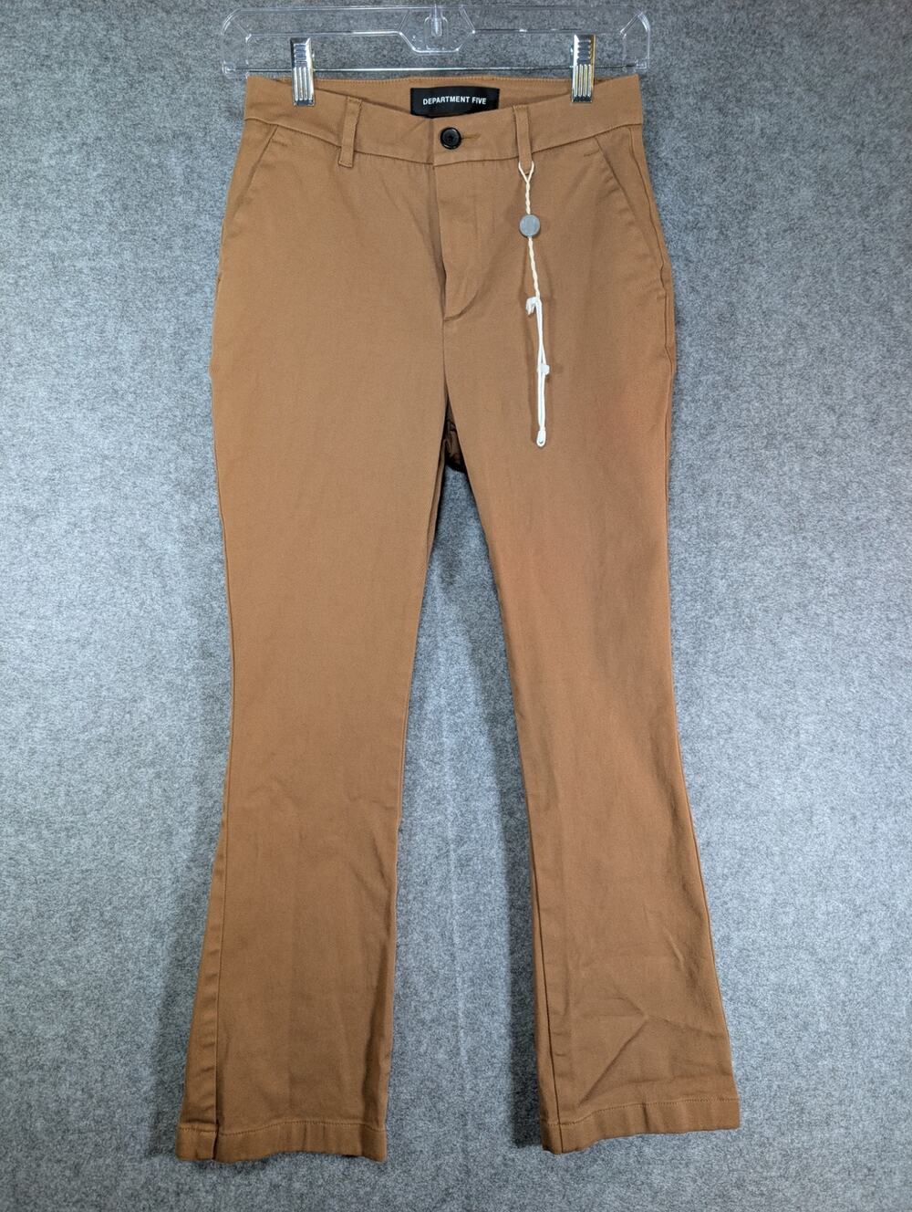 Department Five Pants Mens 25 Brown Tan Stretch Chino Trousers Made in Italy